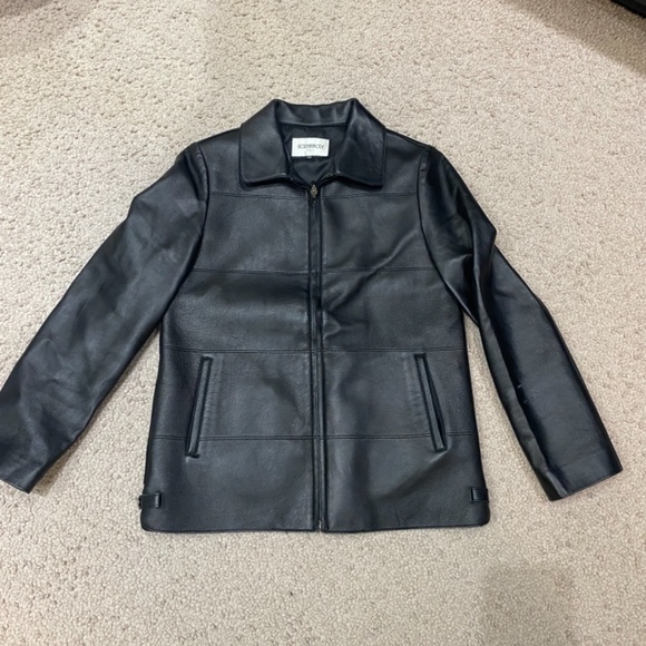 SOLD Italian Leather Jacket - Picture 2 of 5